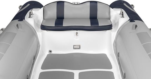 Лодка РИБ (RIB) Адмирал 470, с консолью, светло-серый/синий