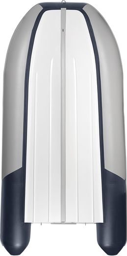 Лодка РИБ (RIB) Адмирал 470, с консолью, светло-серый/синий