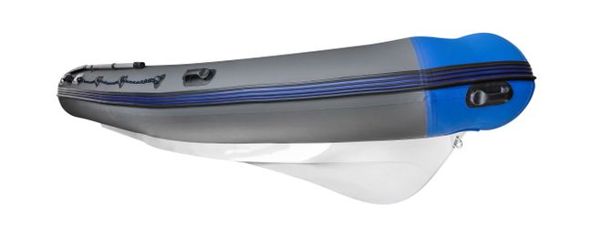 Лодка РИБ (RIB) Baltic Boats Аполлон 460 Z, серый/синий