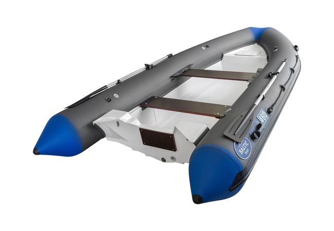 Лодка РИБ (RIB) Baltic Boats Аполлон 460 Z, серый/синий