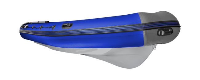 Лодка РИБ (RIB) Baltic Boats Аполлон 460 Z, синий/серый (корпус серый)