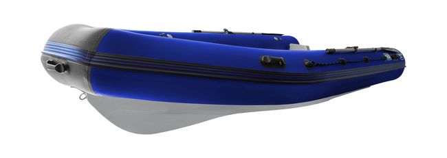 Лодка РИБ (RIB) Baltic Boats Аполлон 460 Z, синий/серый (корпус серый)