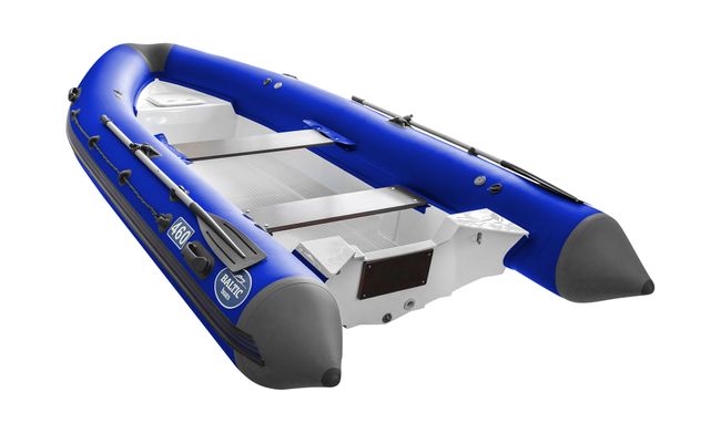 Лодка РИБ (RIB) Baltic Boats Аполлон 460 Z, синий/серый