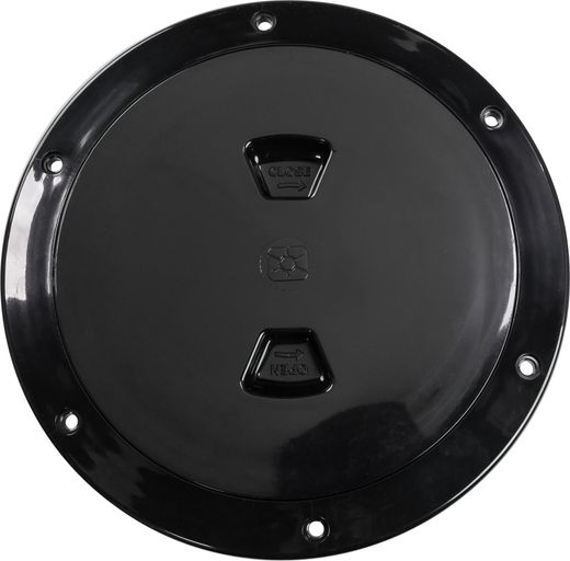 Лючок палубный 6", черный