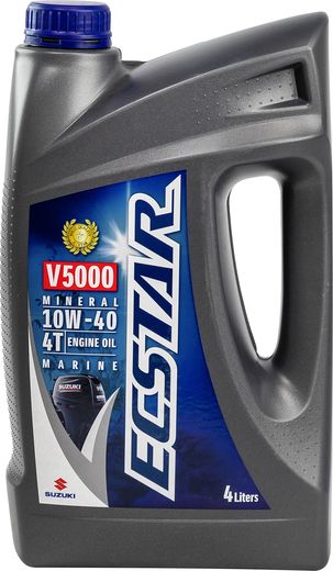 Масло ECSTAR Suzuki Marine V5000 4T SAE 10W40, 4 л, минеральное
