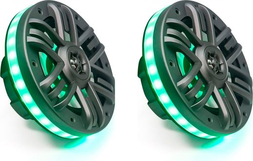 Морская акустика 6,5" с RGB, с подсветкой по контуру, Marine Rocket