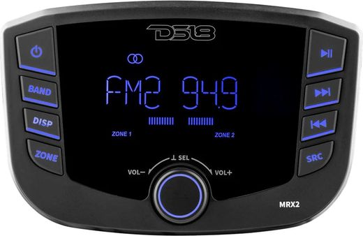 Морская магнитола MRX2, 2 зоны, DS18