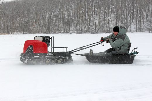 Мотобуксировщик Paxus 500 Avant, 13л.с., Honda,  эл. стартер