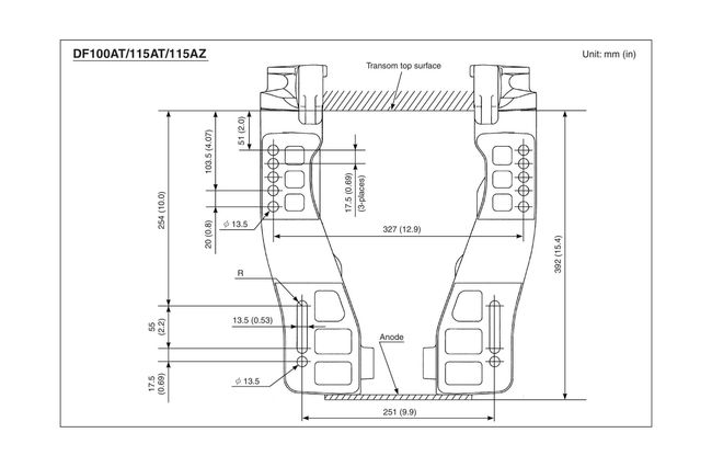 Мотор лодочный Suzuki DF115ATL