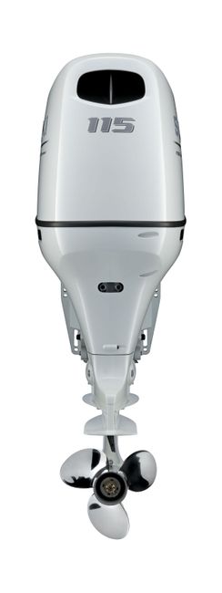 Мотор лодочный Suzuki DF115BZL, белый