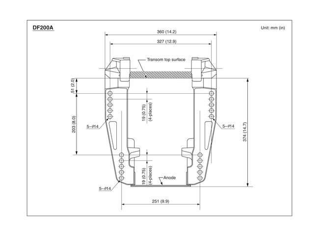Мотор лодочный Suzuki DF200ATL