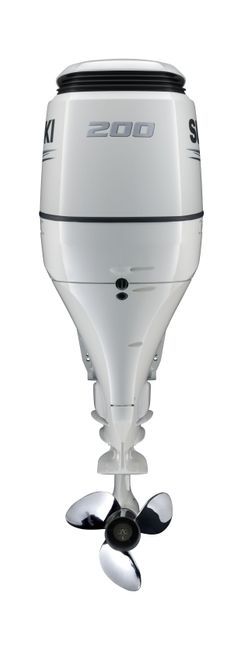 Мотор лодочный Suzuki DF200TX, белый