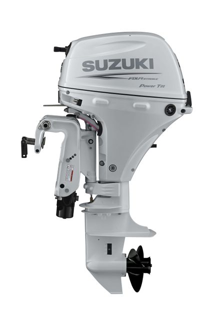 Мотор лодочный Suzuki DF20ATS, белый