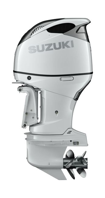 Мотор лодочный Suzuki DF350ATX, белый