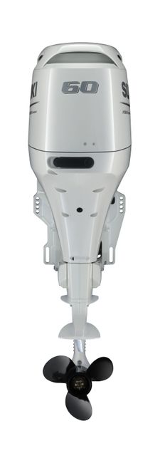 Мотор лодочный Suzuki DF60ATX, белый