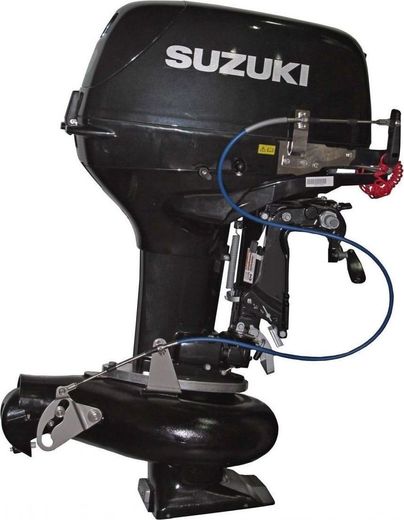 Мотор лодочный Suzuki DT30S JET с водомётной насадкой Marine Rocket, б/у