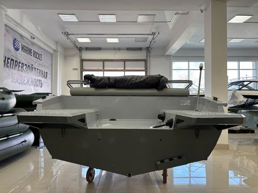 Моторная лодка, Неман 480 DCM FISH, св.серый-серый с Suzuki DF50ATL