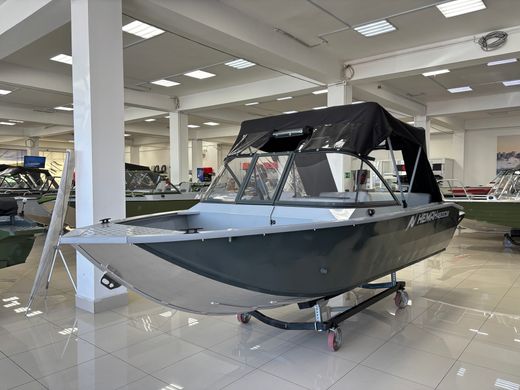 Моторная лодка, Неман 480 DCM FISH, св.серый-серый