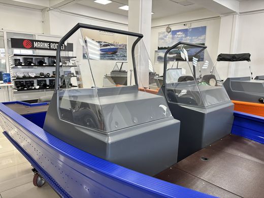 Моторная лодка, ОБДОРА 425K, синий