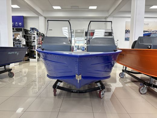 Моторная лодка, ОБДОРА 425K, синий