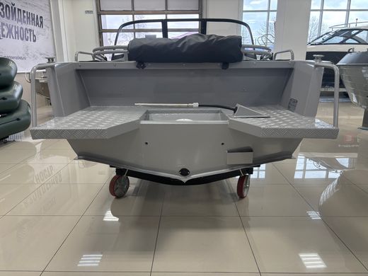 Моторная лодка, Тактика 430 DC (Comfort), серый с Marine Rocket MR25FFES