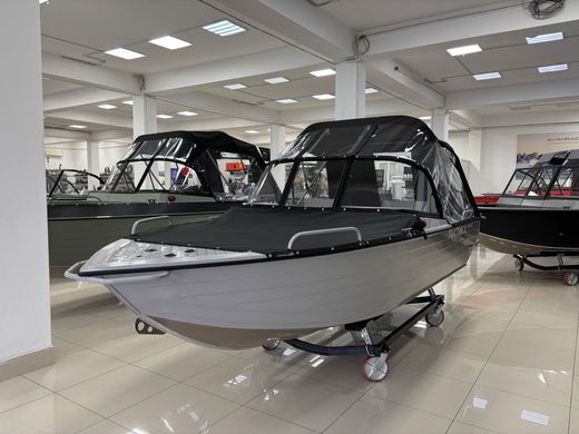 Моторная лодка, Тактика 430 DC (Comfort), серый с Marine Rocket MR25FFES
