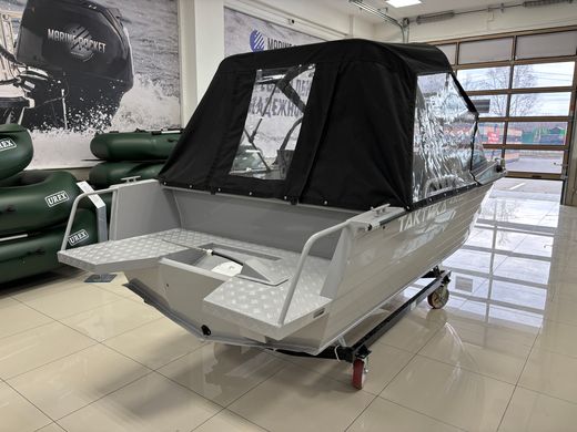 Моторная лодка, Тактика 430 DC (Comfort), серый с Marine Rocket MR25FFES