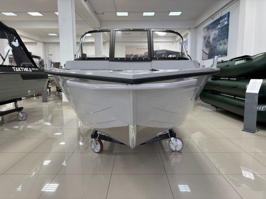 Моторная лодка, Тактика 430 DC (Comfort), серый с Marine Rocket MR40FFES-T