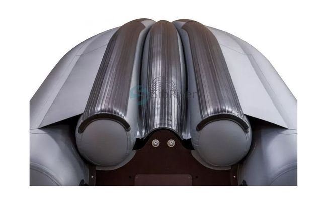 Надувная лодка ПВХ Абакан 430 Jet, фальшборт, камуфляж cifra, SibRiver