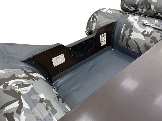 Надувная лодка ПВХ Allaska Drive 390, серый/серый, SibRiver