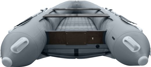 Надувная лодка ПВХ, SOLAR-380 К (Оптима), серый