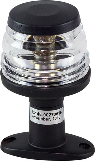 Огонь топовый на стойке 4", черный, пластиковый, 12 В, 10 Вт, Ba15d