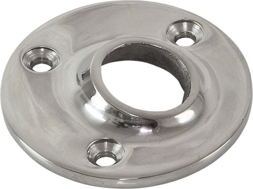 Основание стойки леера 7/8" (22 мм), 60 град, круглое под сварку