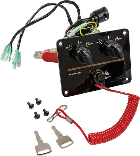 Панель замка зажигания Yamaha, для 2-х моторов, 6K1-82570-08, Marine Rocket