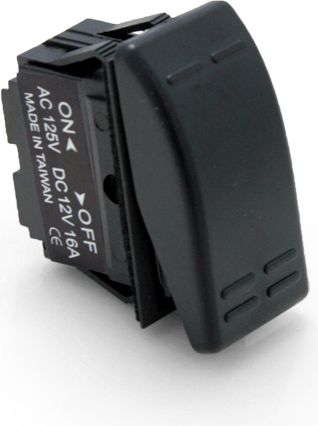 Переключатель двухпозиционный ON-OFF 12 В/16А 2Р