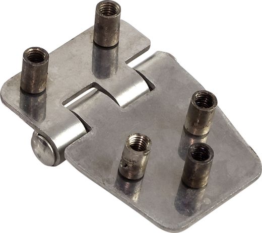 Петля неразъемная 57x39x2 мм M5x1, нержавеющая