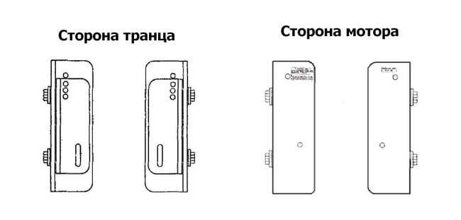 Подъёмник мотора ручной вертикальный, состоящий из двух частей 50-300 л.с. вынос 100 мм (Manual-Lift), CMC