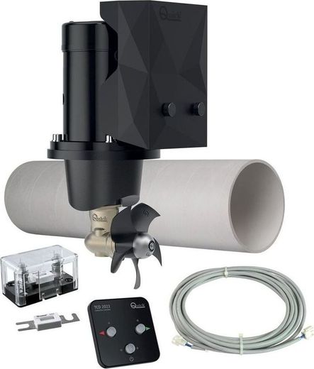 Подруливающее устройство Quick, D125mm, 30KGF, 12 В, (TCD2022 - TCDEX06 - TNL 1000mm)
