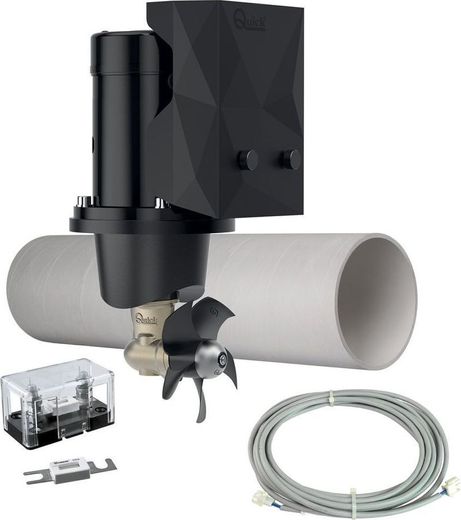Подруливающее устройство Quick, D125mm, 30KGF, 12 В, (TCDEX12 - TNL 1000mm)