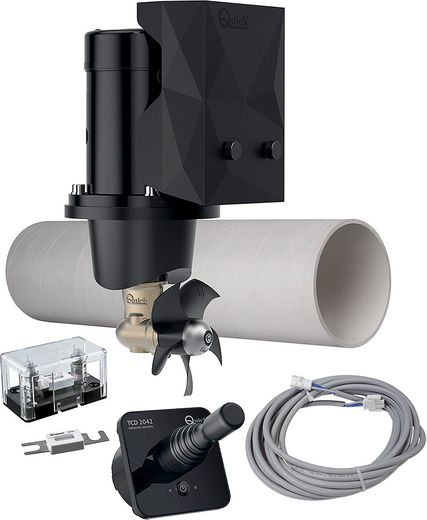 Подруливающее устройство Quick, D125mm, 40KGF, 12 В (TCD2022 - TCDEX06 - TNL 750mm)