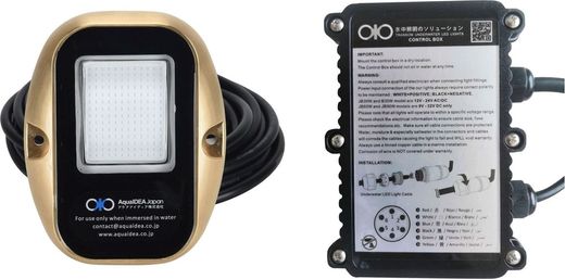 Подводный огонь B30W РГБ (RGB), 25w, АкваИДЕЯ / AquaIDEA