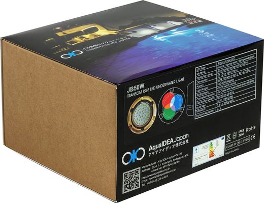 Подводный огонь JB50W РГБ (RGB), 40w, АкваИДЕЯ / AquaIDEA