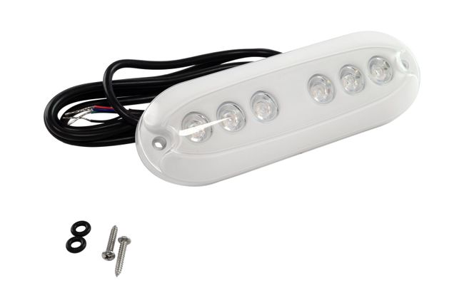 Подводный огонь B12W РГБ (RGB), 7w, АкваИДЕЯ / AquaIDEA