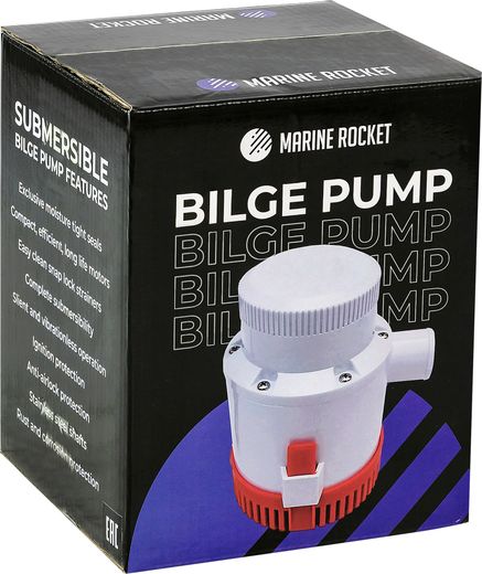 Помпа осушительная Marine Rocket, 3500GPH (13249 л/ч), 12 В