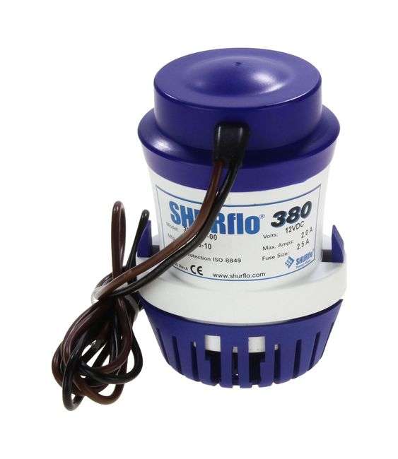 Помпа осушительная Shurflo, 12 В, 380GPH (1438 л/час)