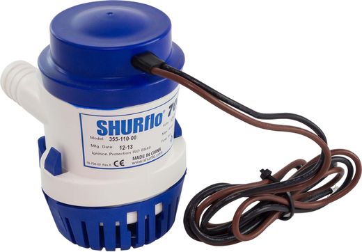 Помпа осушительная Shurflo, 12 В, 700GPH (2650 л/час)