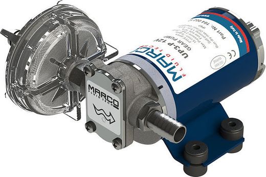 Помпа водоподающая шестеренчатая Marco UP3-P, 12 В, 15 л/мин, 29 PSI (2 бар)