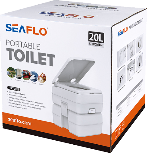 Портативный унитаз 20л, SeaFlo