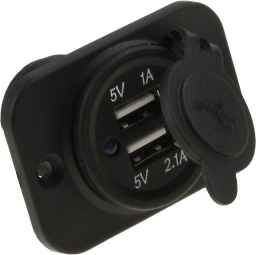 Разъем USB 5В 3.1А на панели