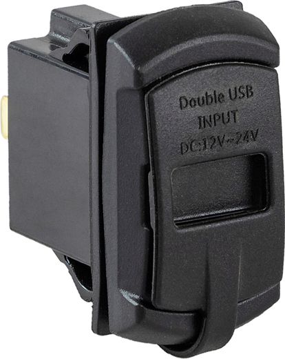 Разъем USB 5В 4.2А и вольтметр